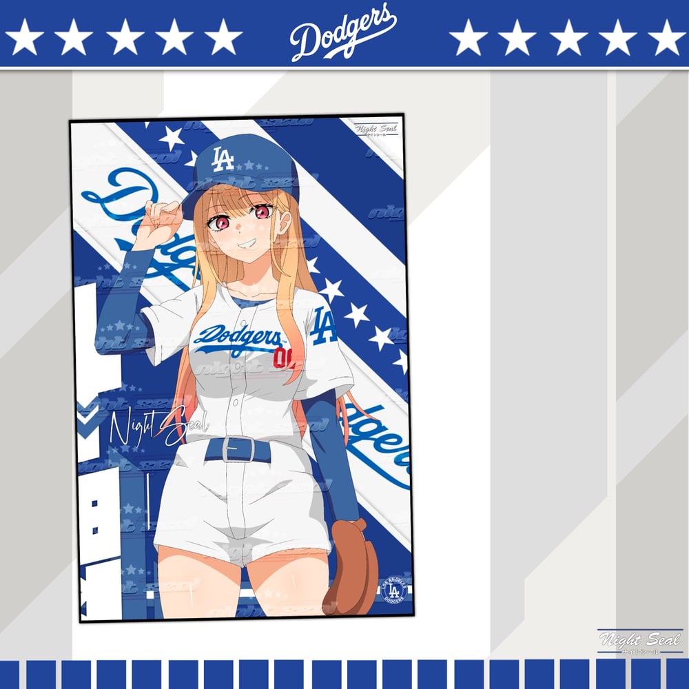 Image of Dodgers x Waifus V.2