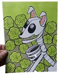 Image 1 of Day Of The Dead Dog Drawing 