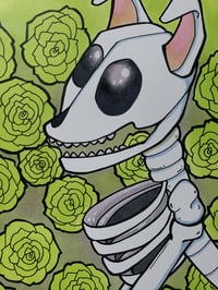 Image 2 of Day Of The Dead Dog Drawing 
