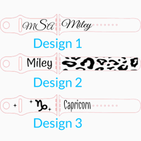 Image 3 of Personalized "Rainbow" Apple Watch Bands