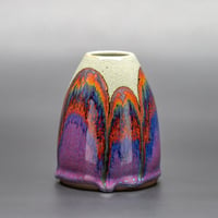 Image 1 of Sage/Rainbow Rust Arches - Small Vase