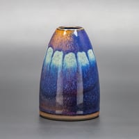 Image 1 of Deep Purple Dotty - Medium Vase