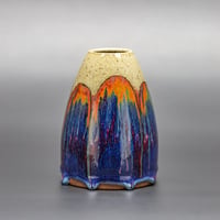 Image 2 of Rainbow/Rust Arches - Medium Vase