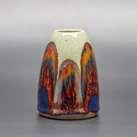 Image 2 of Sage/Rainbow Rust Arches - Med/Small Vase