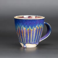 Image 1 of Deep Purple Rainbow Flame Hoops - Tall Mug