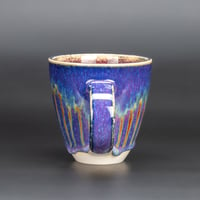 Image 2 of Deep Purple Rainbow Flame Hoops - Tall Mug