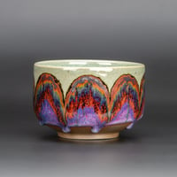 Image 2 of Sage/Purple Rust Arches - Large Teabowl