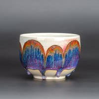 Image 2 of Rainbow Rust Arches - Large Teabowl