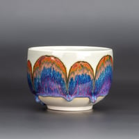 Image 1 of Rainbow Rust Arches - Large Teabowl