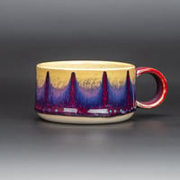 Image 1 of Fuchsia Noir Waves - Low Mug