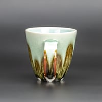 Image 2 of Mint/Tenmoku Arches - Tall Mug