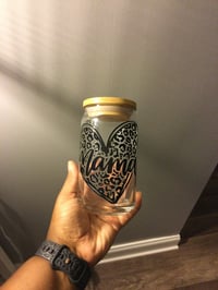 Mama glass tumbler 