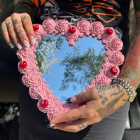 Image 2 of Pink Rose Cake Mirror