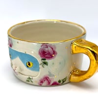 Image 3 of Ghost in a Garden Mug - Water Blue