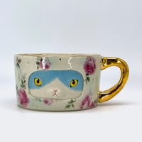 Image 1 of Ghost in a Garden Mug - Water Blue