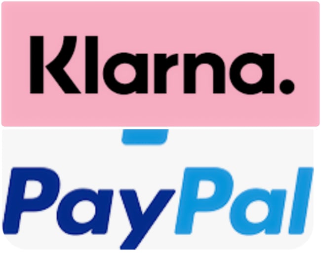 Klarna/PayPal  3 et 4 fois sans frais 