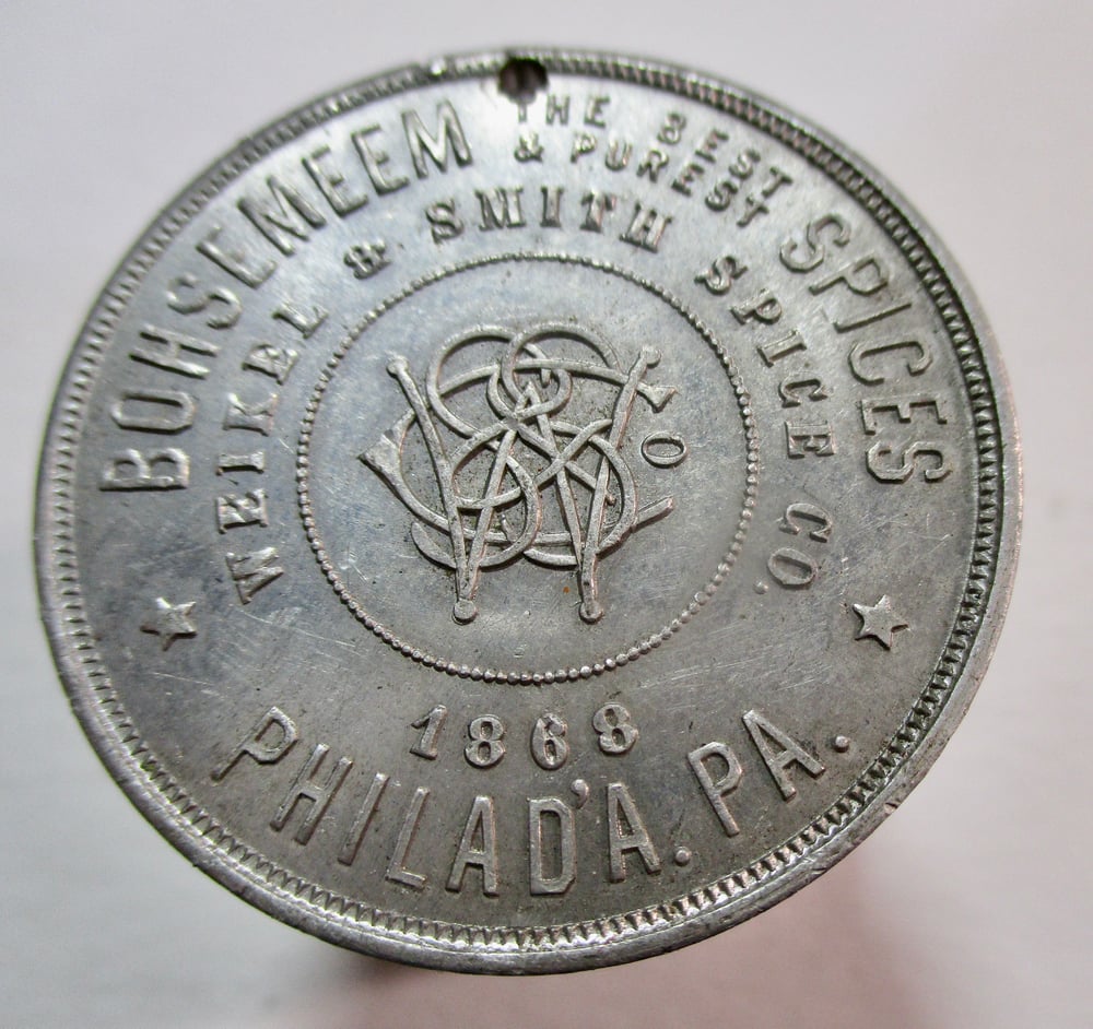 SALE UNTIL DEC 15-Bohsemeem Spices, Philadelphia Medal, from the World's Columbian Exposition