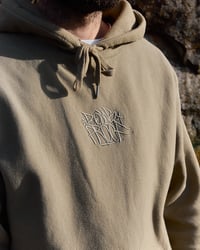 Image 3 of OLIVE EMBROIDERED HOOD