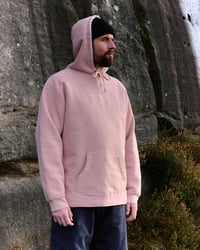 Image 1 of DUSTY PINK EMBROIDERED HOODY