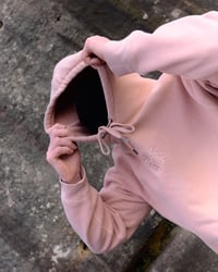 Image 3 of DUSTY PINK EMBROIDERED HOODY