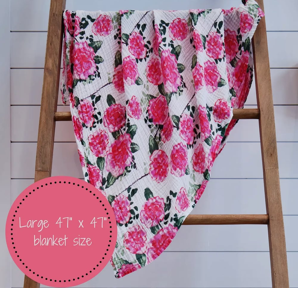 Image of Full Bloom Swaddle Blanket