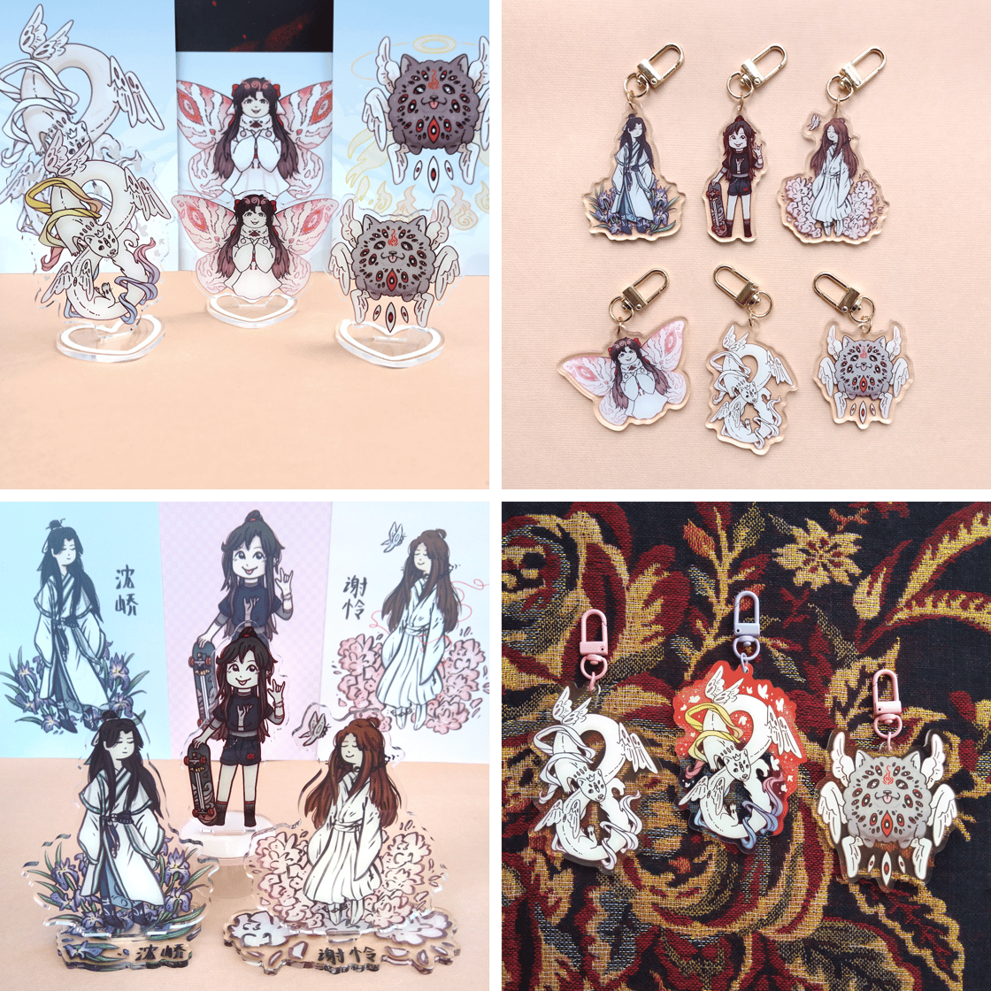 Image of [P4P] Clear Acrylic Keychains and Standees