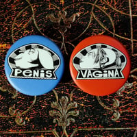 Image 1 of New! TANK GIRL LEMONADE POSTER MAGAZINE SPECIAL - with PENIS & VAGINA BADGES