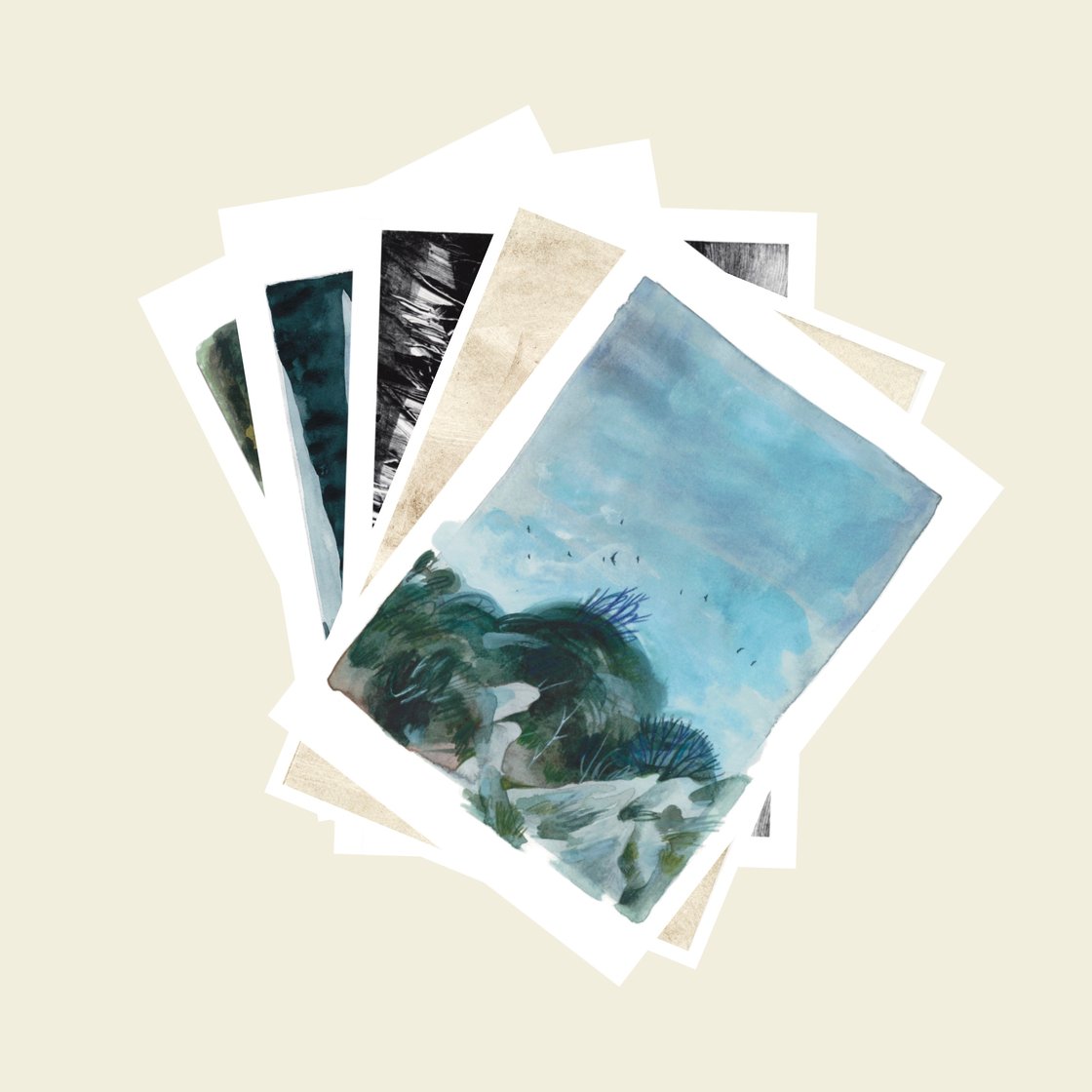 Image of postcard prints