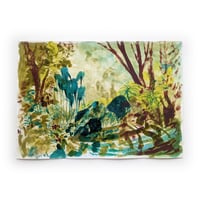 Image 1 of Study for 'Pond Music' (original)