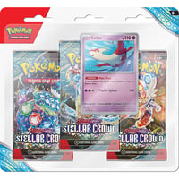 Pokemon TCG: Scarlet & Violet Stellar Crown- 3-Booster Blister (Latias)