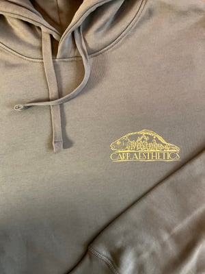 Image of CarpCircle hoodie oliv