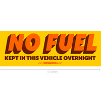 Image 5 of NO FUEL -  Bumper Sticker