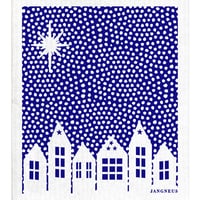 Swedish Dish Cloth - Snow Village