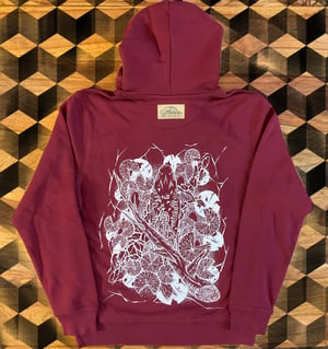 Image of CarpCrackz hoodie burgund