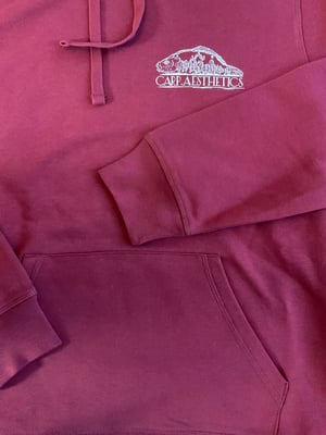 Image of CarpCrackz hoodie burgund