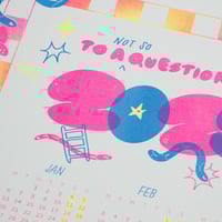 Image 2 of A Questionable 2025 Riso Calendar