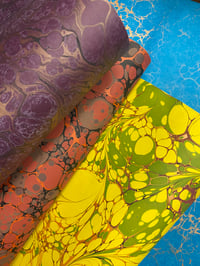 Image 3 of Bargain bundle of 10 sheets of real marbled papers