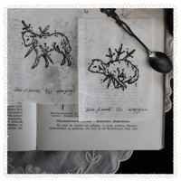 Image 1 of swords - linocut prints ✣