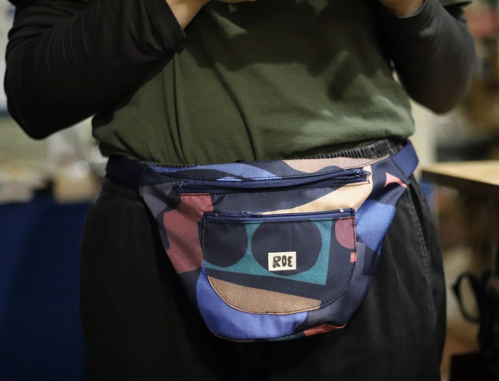 Image of DARK BLUE WAIST BAG