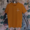 evil.love shirt OCHRE