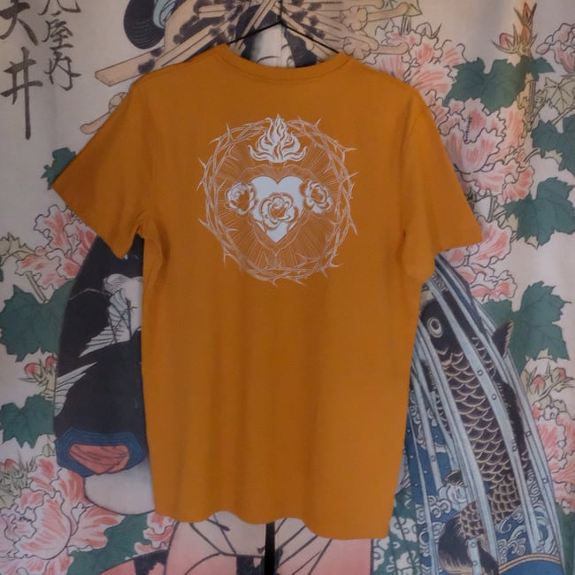 evil.love shirt OCHRE