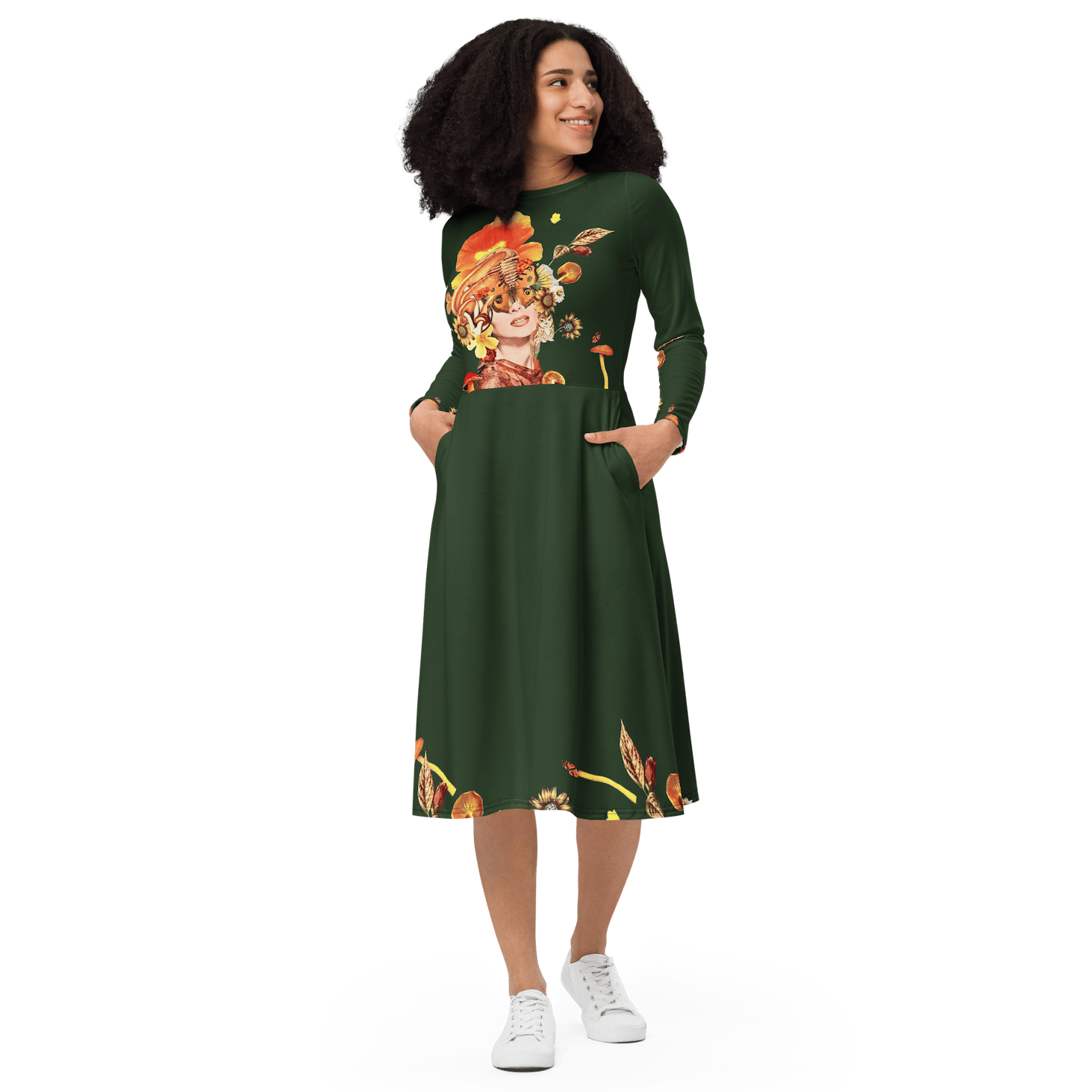 Image of She Oozes Success - Long Sleeve Dress with Pockets - Ltd. Ed. 