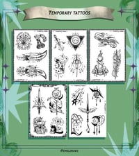 Image 1 of [Dungeon Meshi / Elden Ring / Original] Temporary Tattoo Sheet