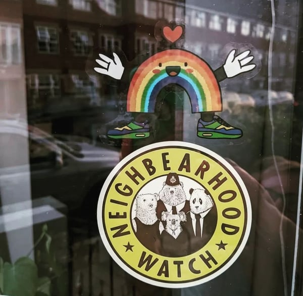 Image of Neighbearhood watch window sticker