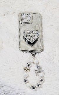 Image 1 of Iphone Diamond Heart Case 