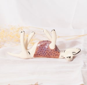 Image of 'Gorgeous Garret' Ceramic Whippet Greyhound Sighthound Figurine
