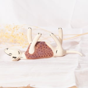 Image of 'Gorgeous Garret' Ceramic Whippet Greyhound Sighthound Figurine