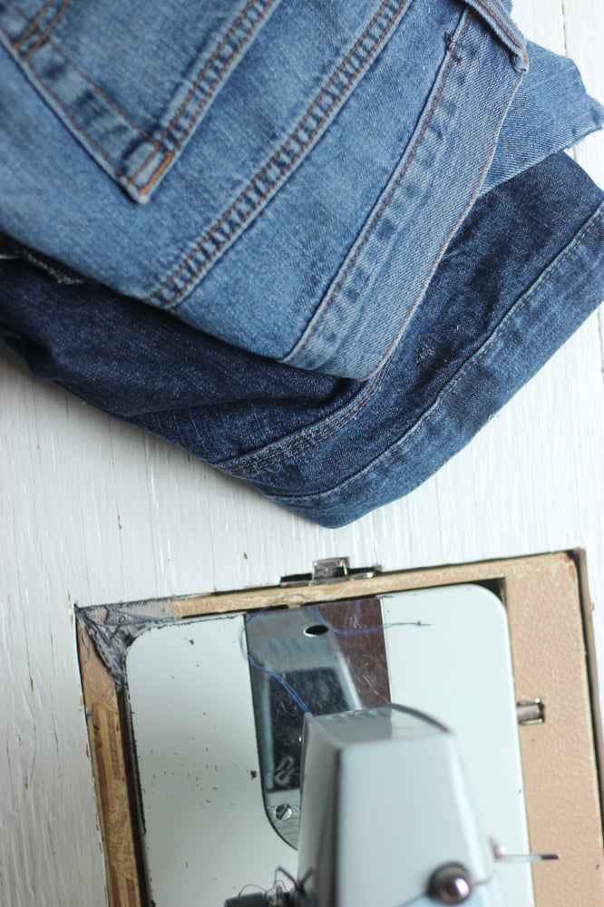 Image of    Double Denim - x -  OTTO JONES cap // The Eco Cap repurposed from Jeans