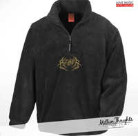 Image 1 of Fleece half zip / Gold Logo