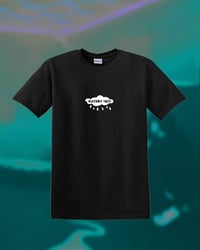 Rainy Cloud with logo NT Black T-Shirt